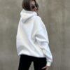 witte hoodie