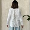 witte blouse