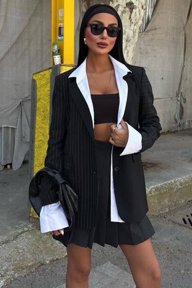 Zwarte blazer Zwarte blazer